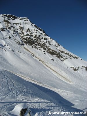 Photo de coulée d'avalanche
