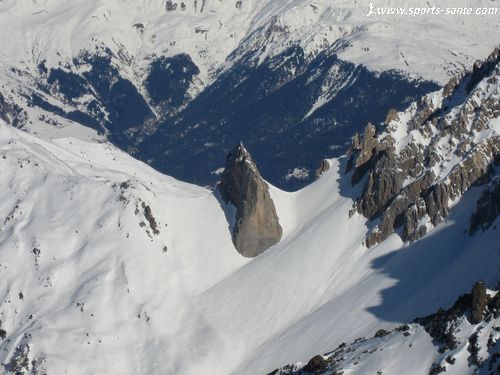 Photo de la Pointe Emilienne et du Col du Fruit