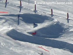 photo de corner en snowpark