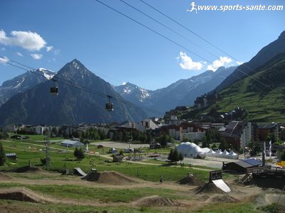 Photo du bike parc des 2 Alpes