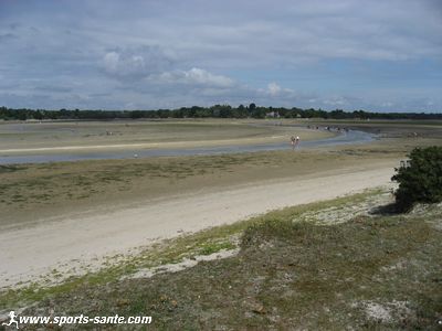 Photo de la mer blanche Benodet
