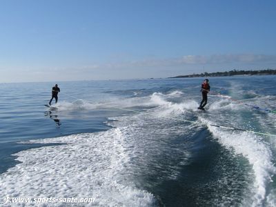 Photo de wakeboard en double