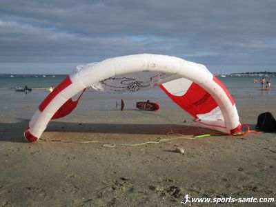 Montage du wake kite