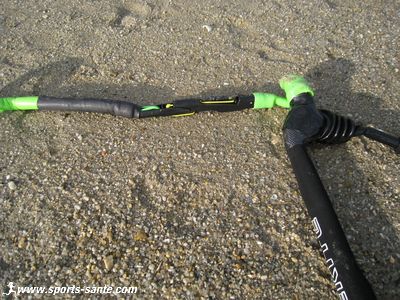 Image de mécanisme de sécurité sur suspente de kite