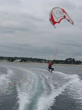 saut en wake kite